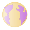 download Earth Small Icon clipart image with 180 hue color