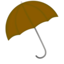 download Red Umbrella clipart image with 45 hue color