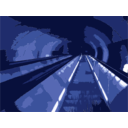download Washington Dc Subway Station clipart image with 180 hue color