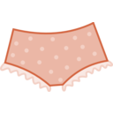 download Pink Dotted Panties clipart image with 45 hue color