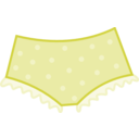 download Pink Dotted Panties clipart image with 90 hue color