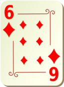 Ornamental Deck 6 Of Diamonds