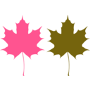 download Maple Leaves clipart image with 315 hue color