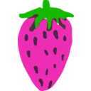 download Strawberry clipart image with 315 hue color