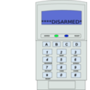 download Alarm Keypad clipart image with 135 hue color