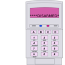 download Alarm Keypad clipart image with 225 hue color
