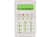 download Alarm Keypad clipart image with 0 hue color