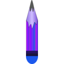 download Pencil Icon clipart image with 225 hue color