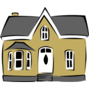 download Small House clipart image with 45 hue color