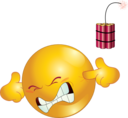 Dynamite Smiley Emoticon