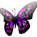download Butterfly Effect clipart image with 270 hue color