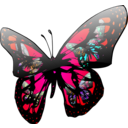 download Butterfly Effect clipart image with 315 hue color