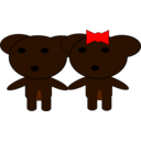 download The Bear clipart image with 0 hue color