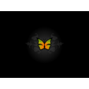 download Simple Butterfly Wallpaper clipart image with 315 hue color