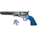 download Colt Peacemaker clipart image with 180 hue color