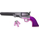 download Colt Peacemaker clipart image with 270 hue color