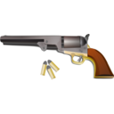 download Colt Peacemaker clipart image with 0 hue color