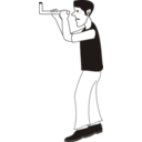 download What Is He Doing clipart image with 0 hue color