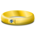 download Golden Ring clipart image with 0 hue color