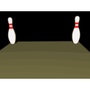 download Bowling 7 10 Split clipart image with 0 hue color