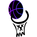 download Basketball clipart image with 225 hue color