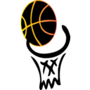 download Basketball clipart image with 0 hue color