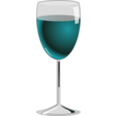 download Glass Of Red Wine clipart image with 180 hue color