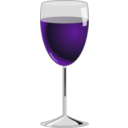 download Glass Of Red Wine clipart image with 270 hue color