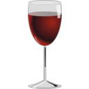 download Glass Of Red Wine clipart image with 0 hue color