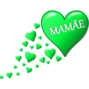 download Hearts For Mom clipart image with 135 hue color