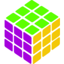 download Rubik S Cube Simple Petr 01 clipart image with 45 hue color