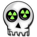 download Nuclear Skull clipart image with 45 hue color