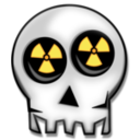 download Nuclear Skull clipart image with 0 hue color