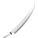 download Katana Sword clipart image with 0 hue color