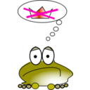 download Frog clipart image with 315 hue color