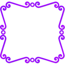 download Rectangular Border clipart image with 225 hue color