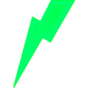 download Lightning clipart image with 90 hue color