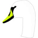 download Swan clipart image with 45 hue color
