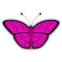 download Butterfly clipart image with 270 hue color