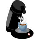 download Coffee Machine clipart image with 0 hue color