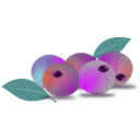 download Blueberry clipart image with 90 hue color