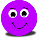 download Happy Smiley Pink Emoticon clipart image with 315 hue color