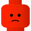download Lego Smiley Sad clipart image with 315 hue color