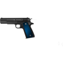 download Pistolet clipart image with 180 hue color