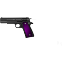 download Pistolet clipart image with 270 hue color
