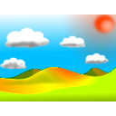 download Landscape 02 clipart image with 315 hue color
