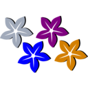 download Flower Flor clipart image with 180 hue color
