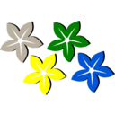 download Flower Flor clipart image with 0 hue color