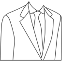 download Suit clipart image with 135 hue color