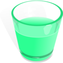 download Glass Cup clipart image with 90 hue color